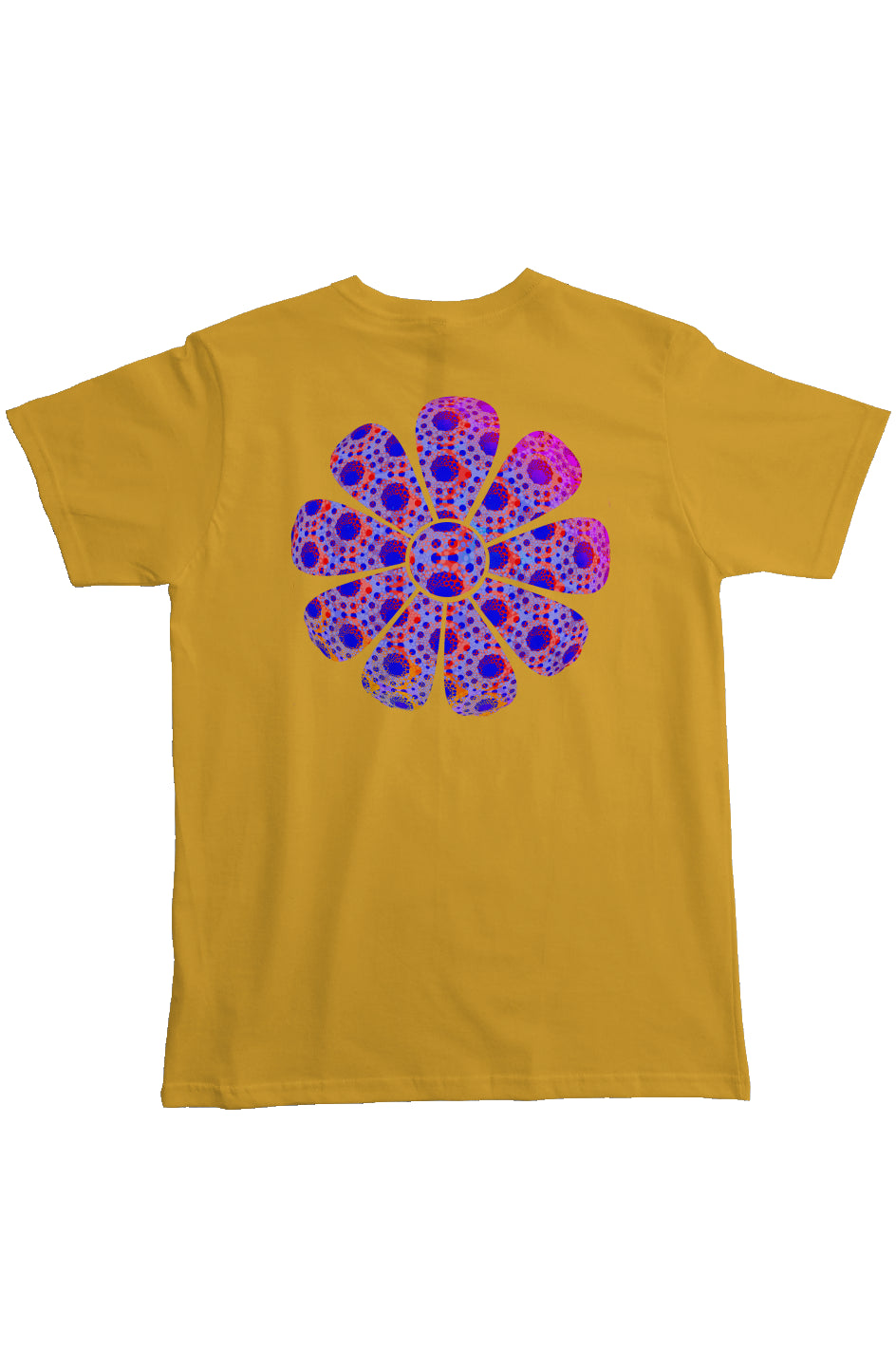 Organic Pocket T-Shirt - Double Down Donut Flower