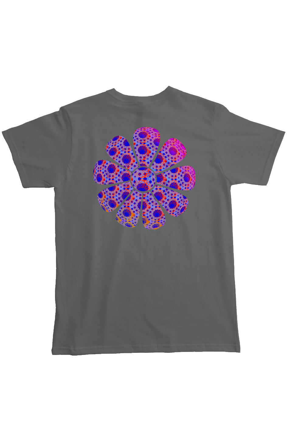 Organic Pocket T-Shirt - Double Down Donut Flower