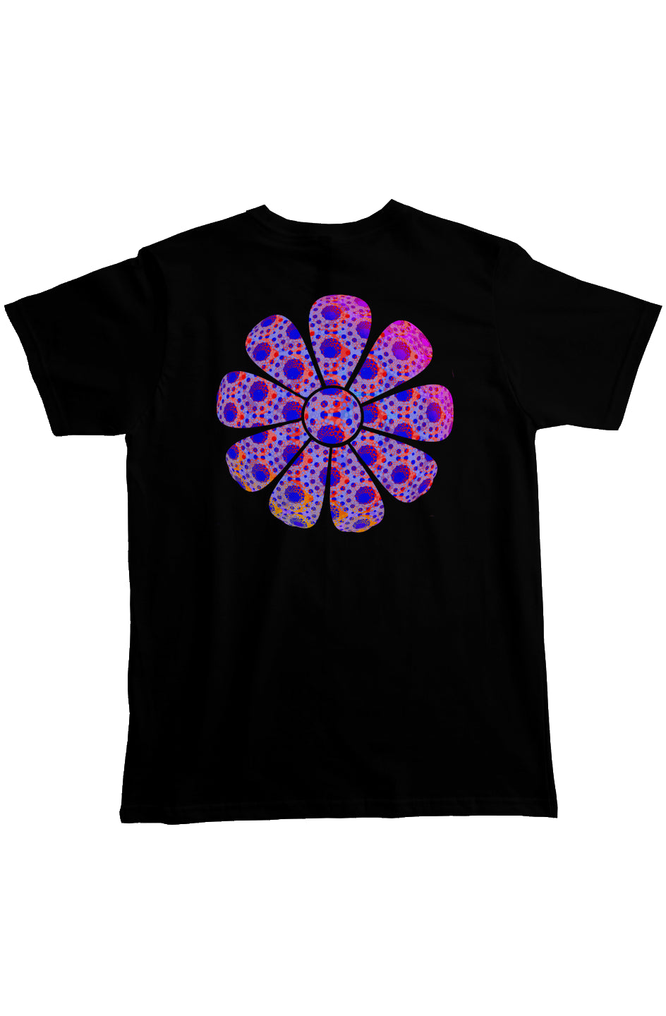 Organic Pocket T-Shirt - Double Down Donut Flower