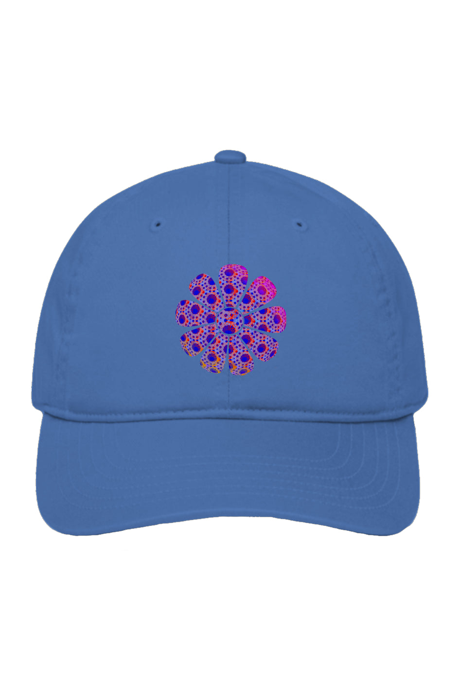Organic Baseball Cap - Double Down Donut Flower