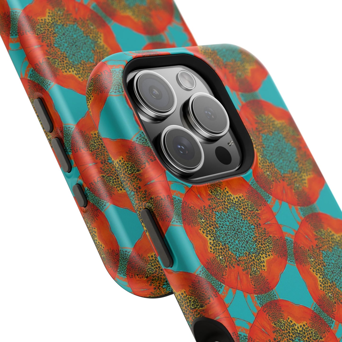 Magnetic iPhone Case - Papaya Water Color