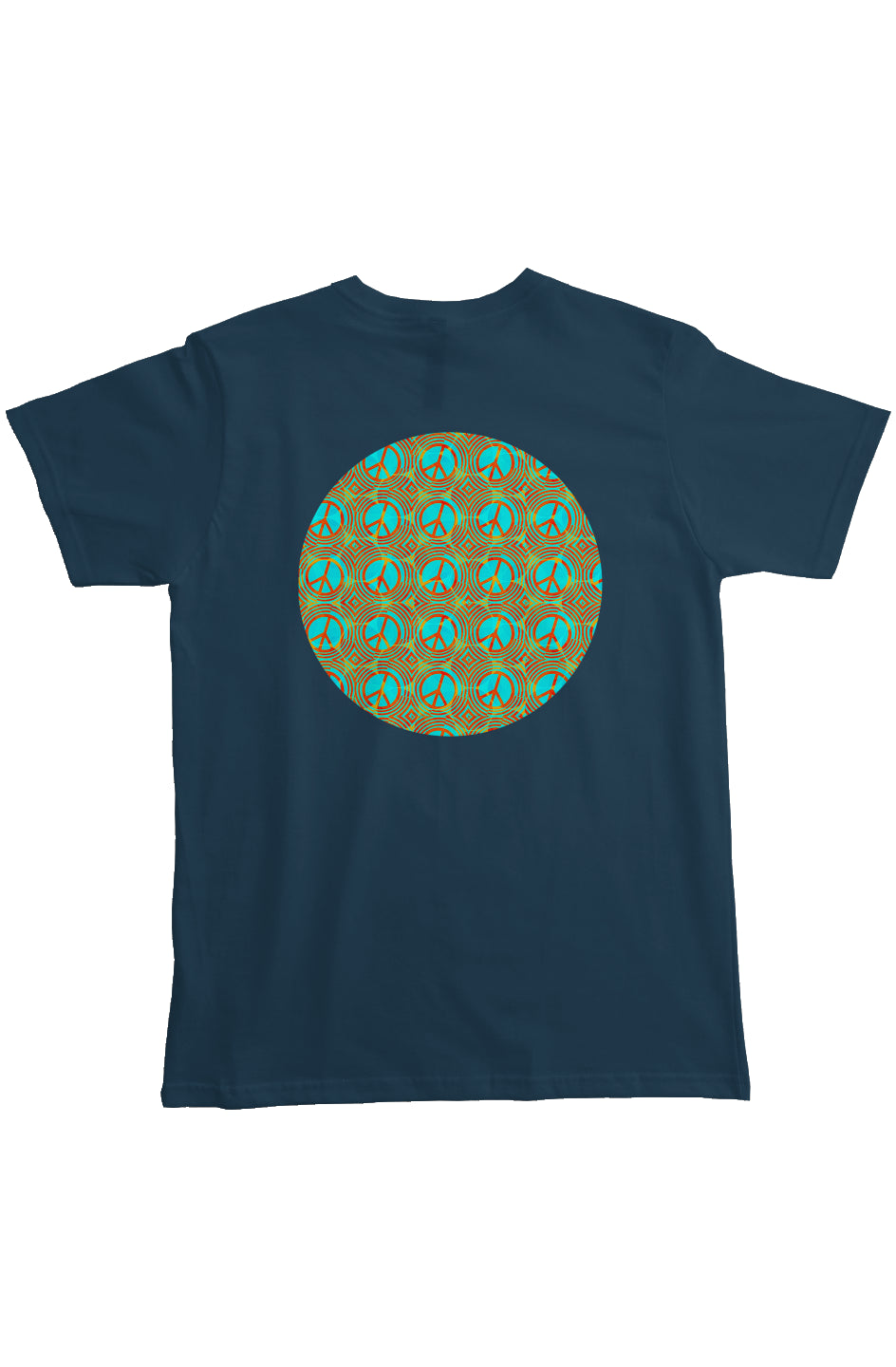 Organic Pocket T Shirt Peace Circle