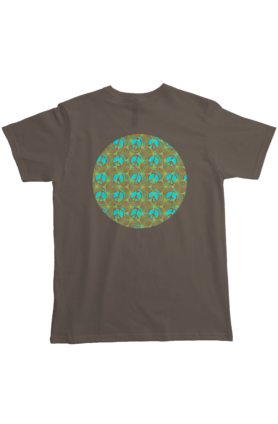 Organic Pocket T Shirt Peace Circle