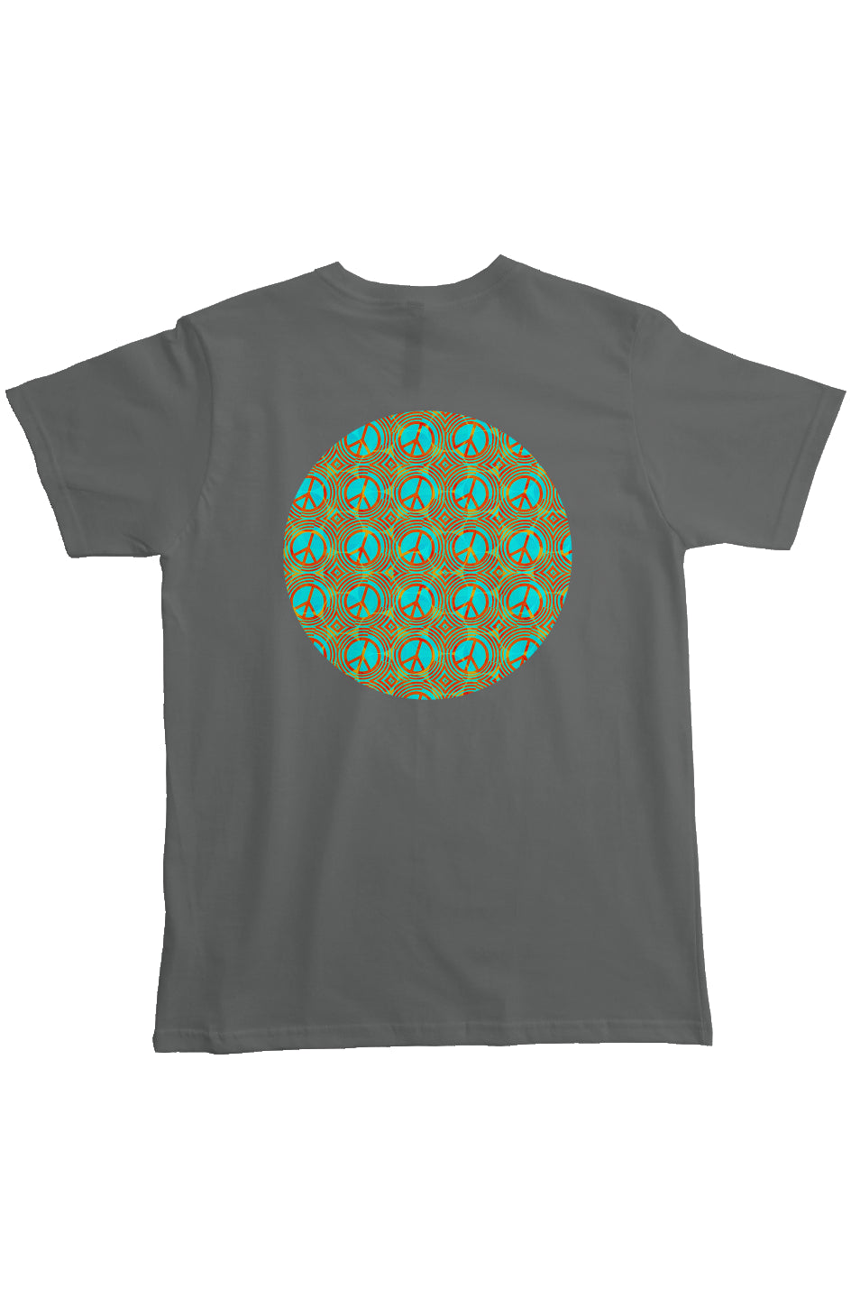 Organic Pocket T Shirt Peace Circle