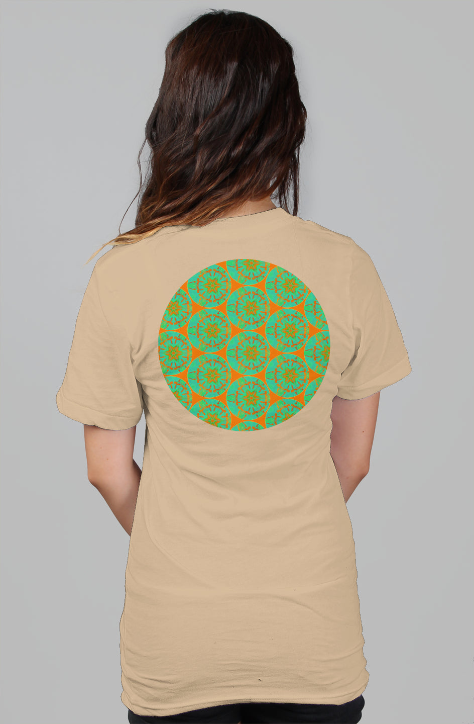 Womens Relaxed T Shirt - Hummingbird Circle