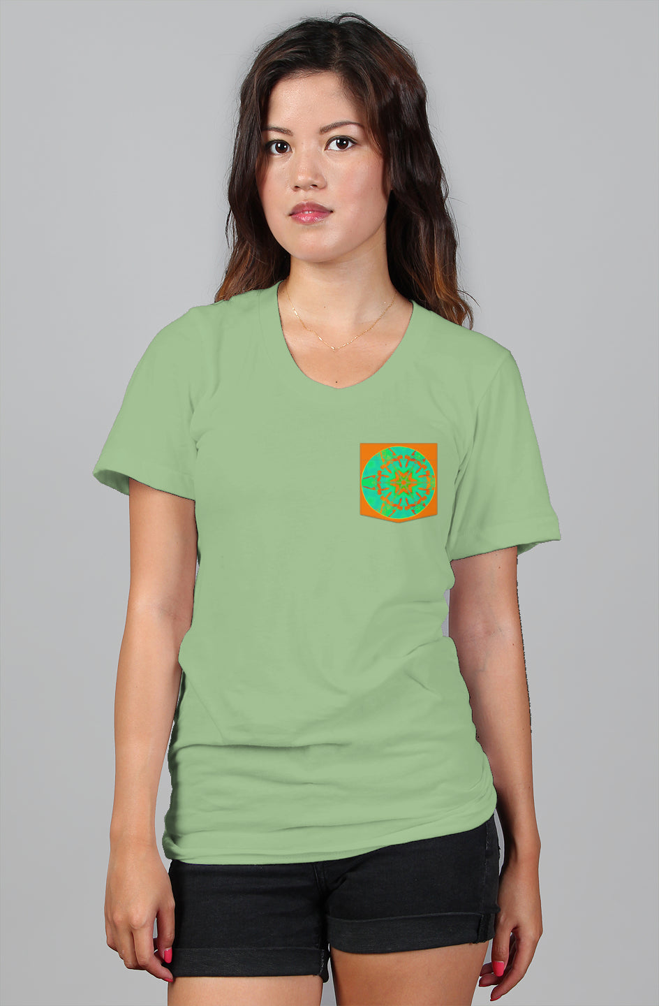 Womens Relaxed T Shirt - Hummingbird Circle
