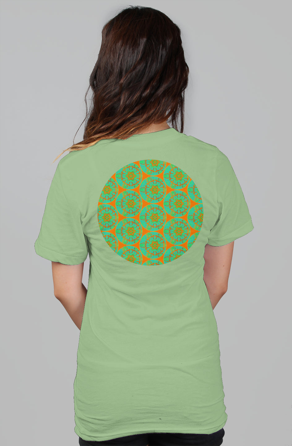 Womens Relaxed T Shirt - Hummingbird Circle