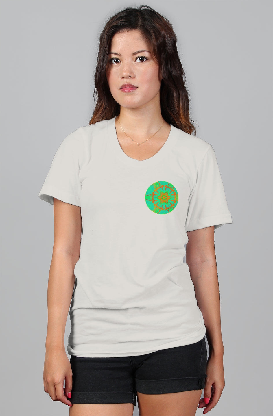 Womens Relaxed T Shirt - Hummingbird Circle