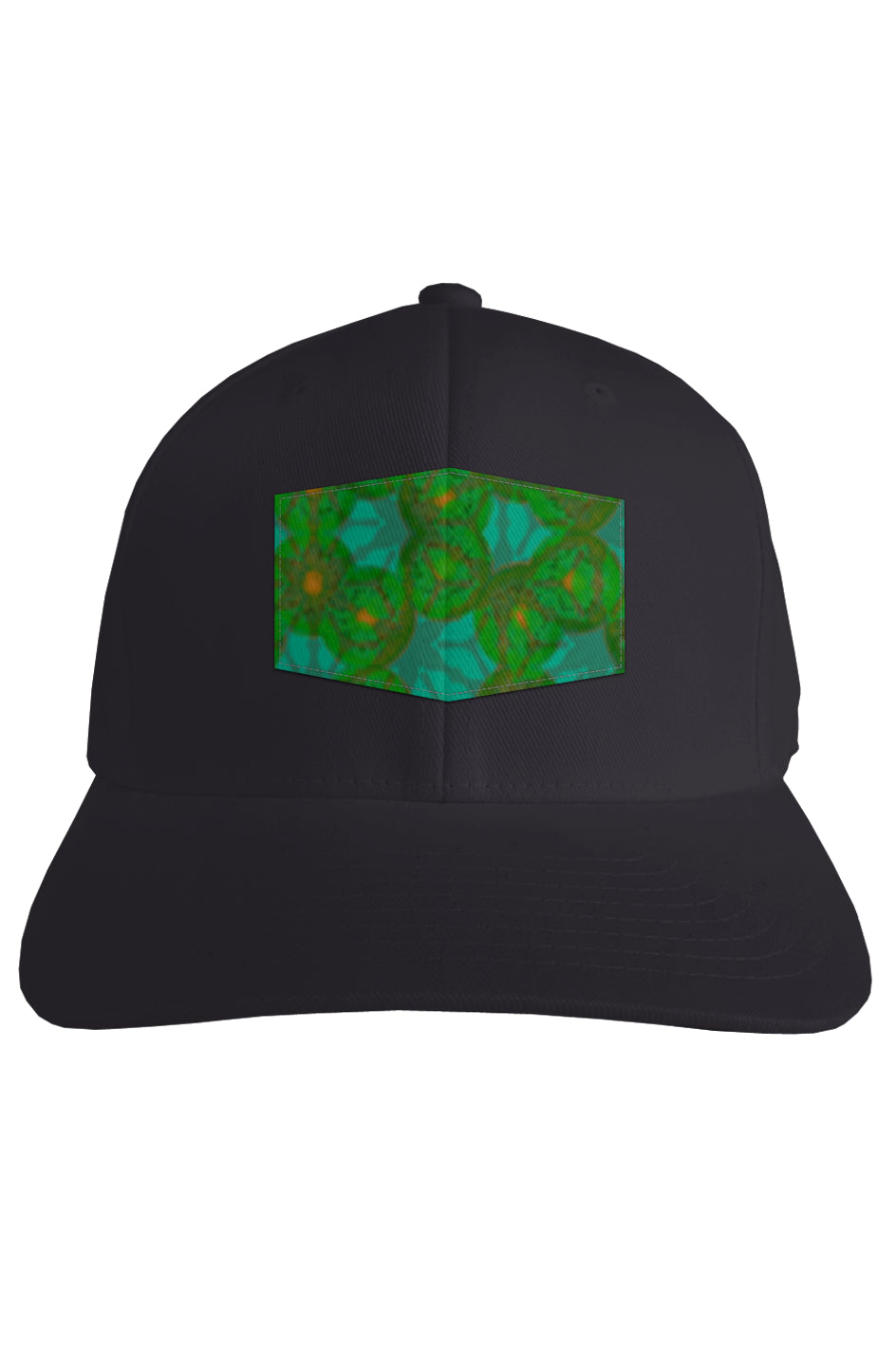 Fitted Baseball Cap - Cut & Sewn Kiwi Pattern