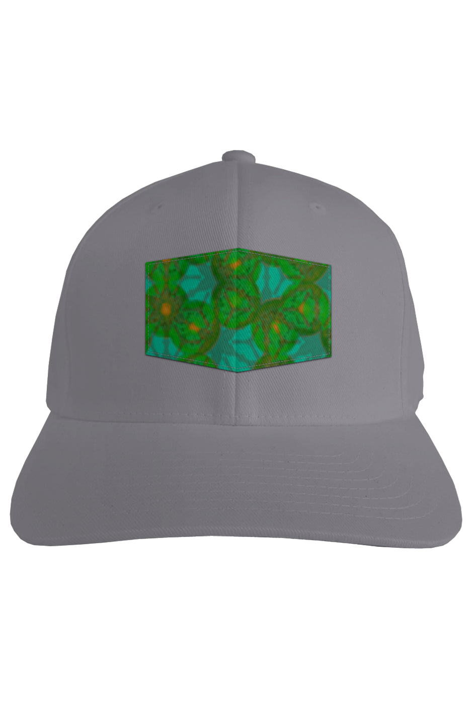 Fitted Baseball Cap - Cut & Sewn Kiwi Pattern
