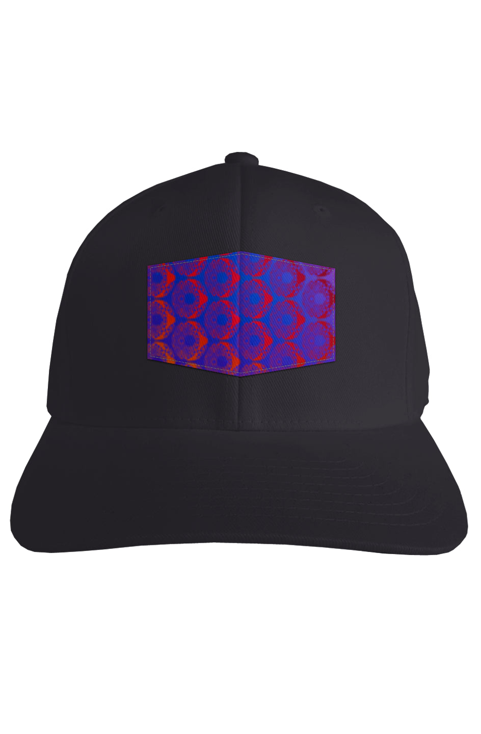 Fitted Baseball Cap - Cut & Sewn Purple Donut Patch
