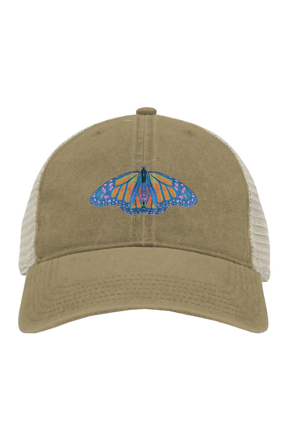 Pigment-Dyed Trucker Cap - Thermal Butterfly
