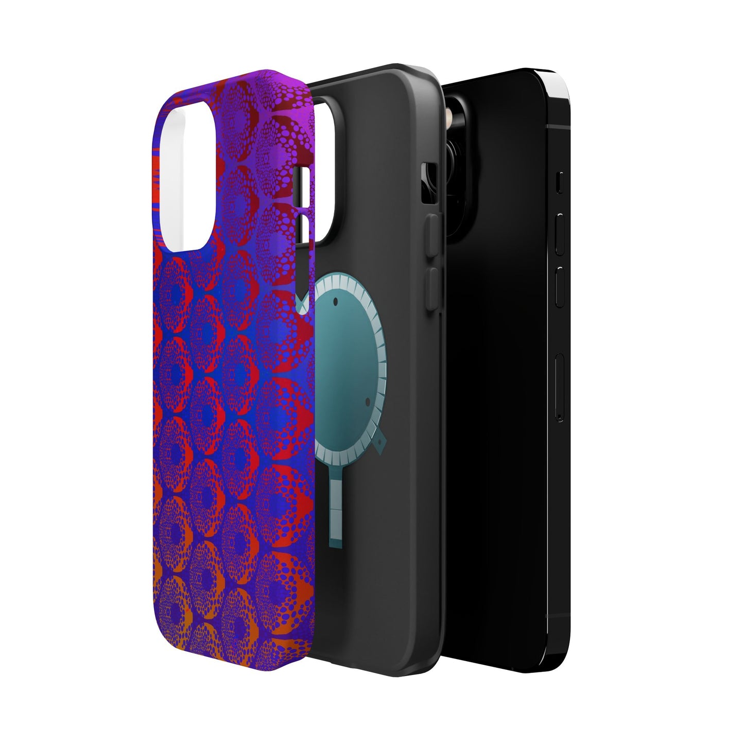 Magnetic iPhone Case - Purple Psychedelic Donut