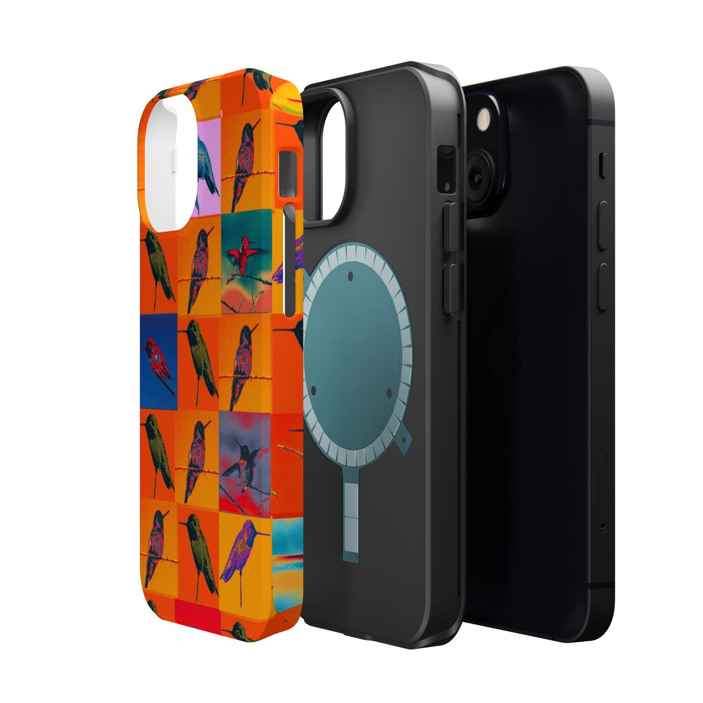Magnetic iPhone Case - Hummingbird Collage