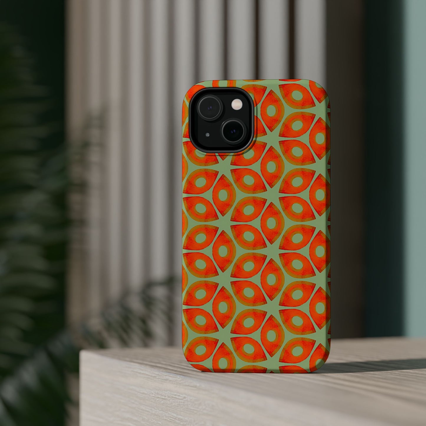 Magnetic iPhone Case - Batik Eyes