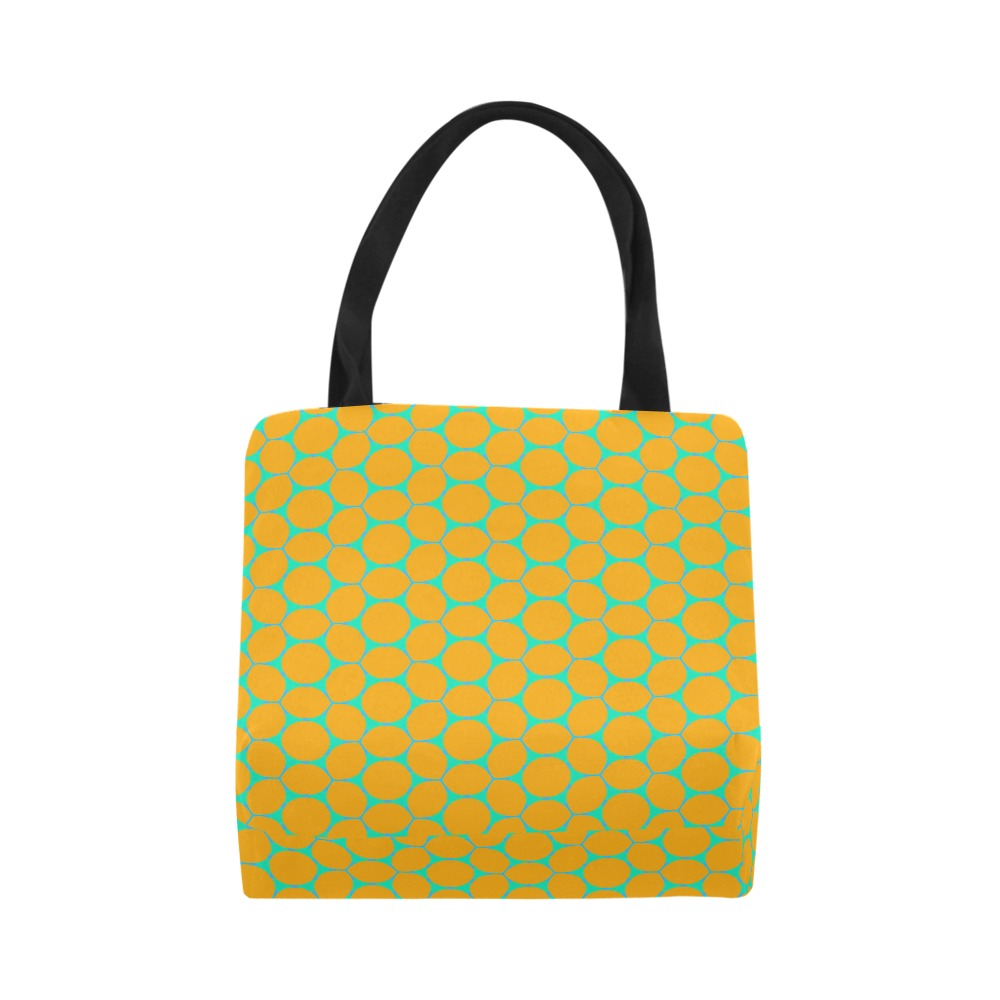 Premium All Print Canvas Tote Bag - Lemon Bubbles