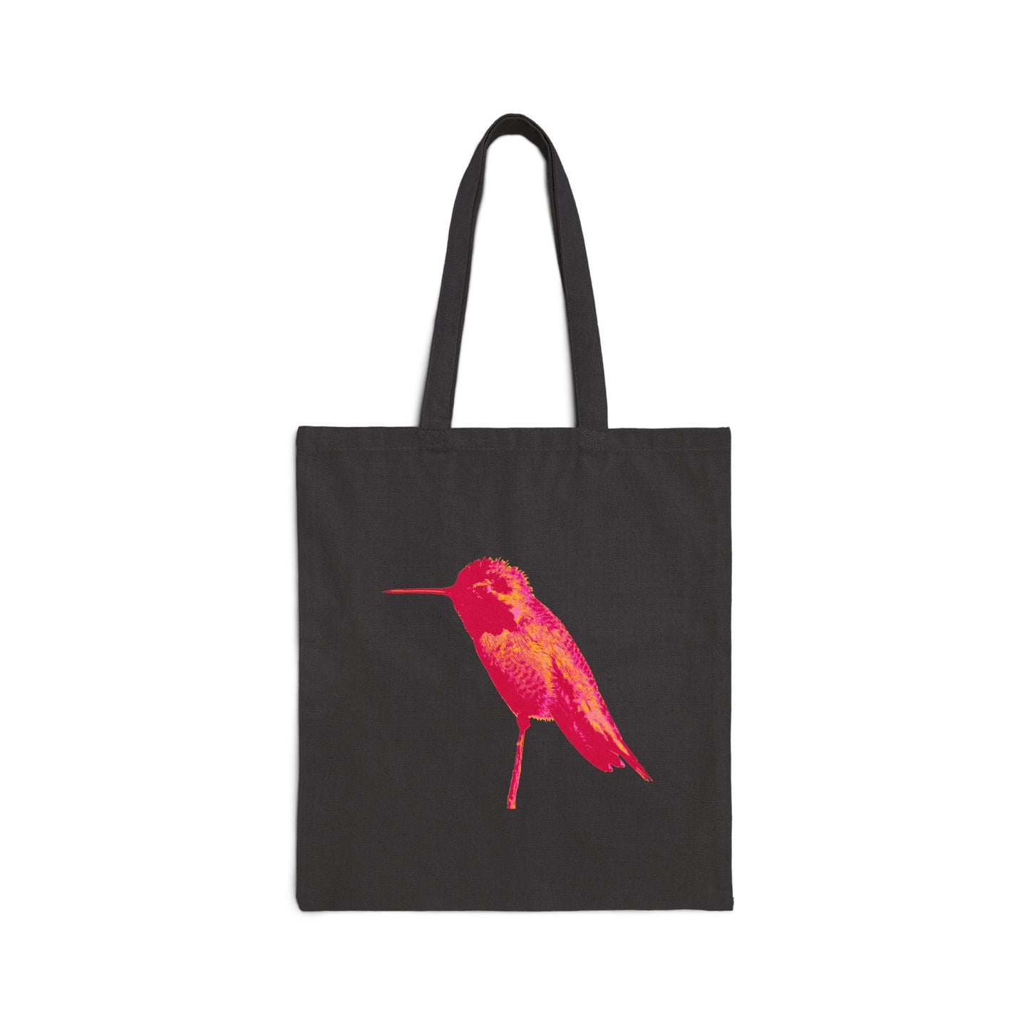 Cotton Canvas Tote Bag - Hummingbird