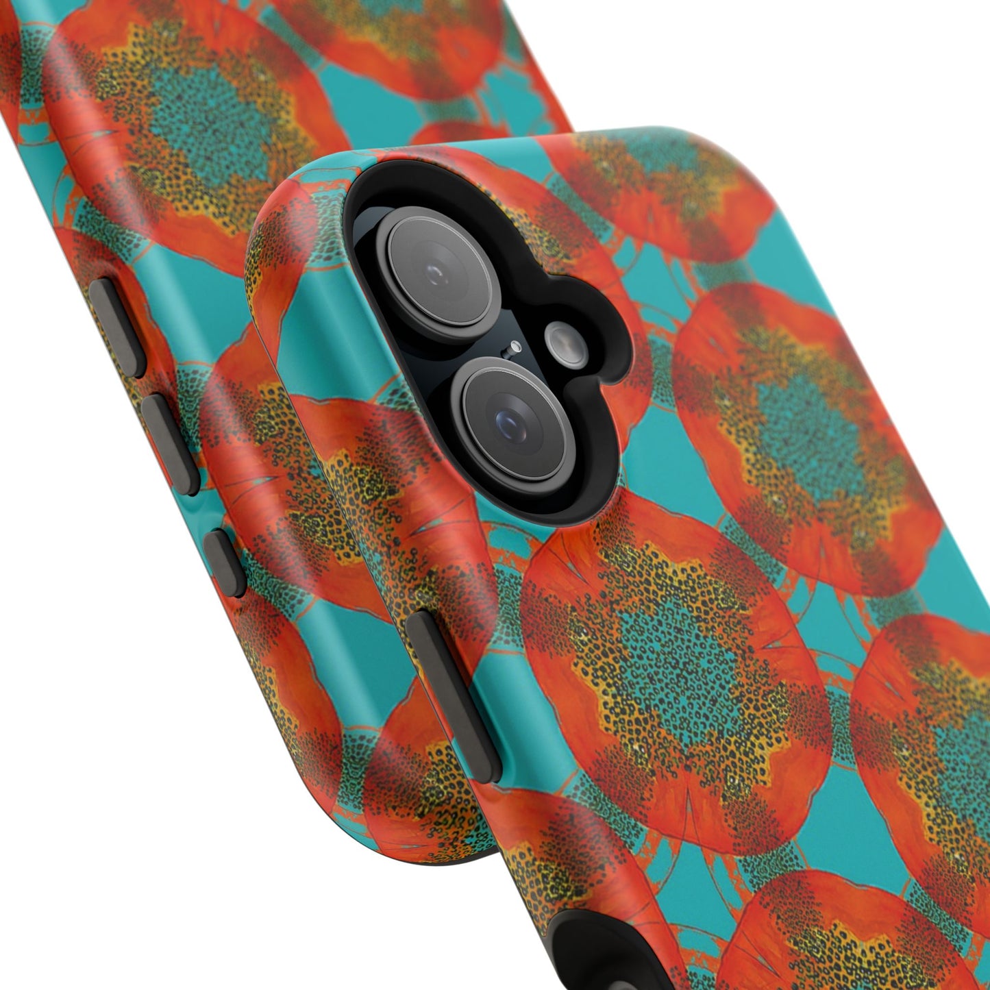 Magnetic iPhone Case - Papaya Water Color