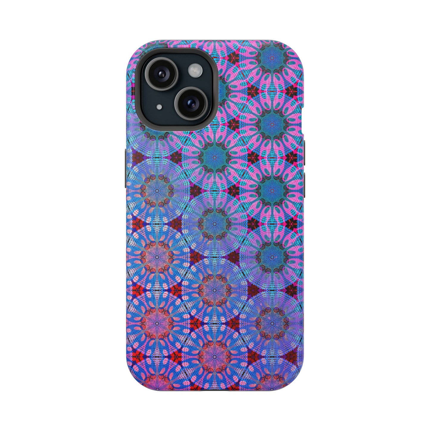 Magnetic iPhone Case - Psychedelic Purple Tapa