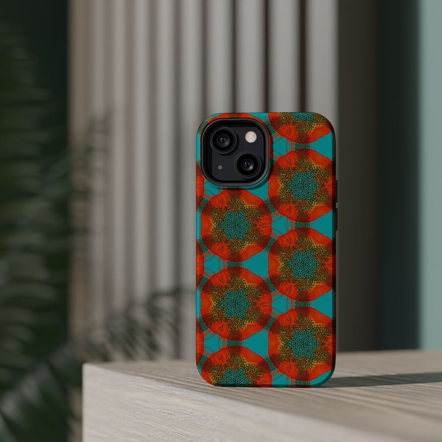 Magnetic iPhone Case - Papaya Water Color