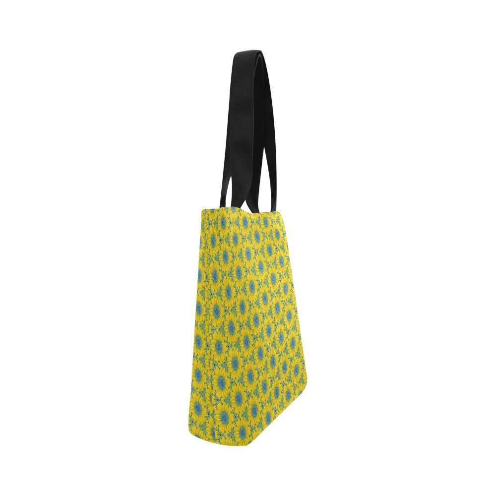 Premium All Print Canvas Tote Bag - Vermont Sunflower