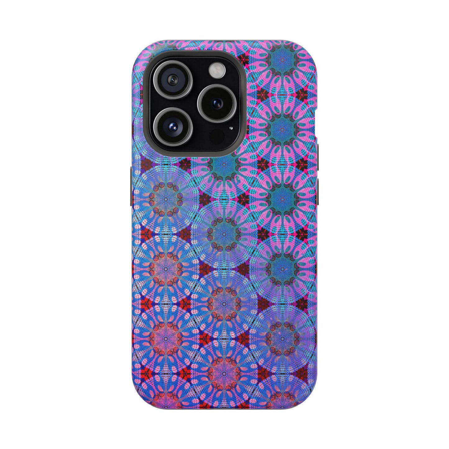 Magnetic iPhone Case - Psychedelic Purple Tapa