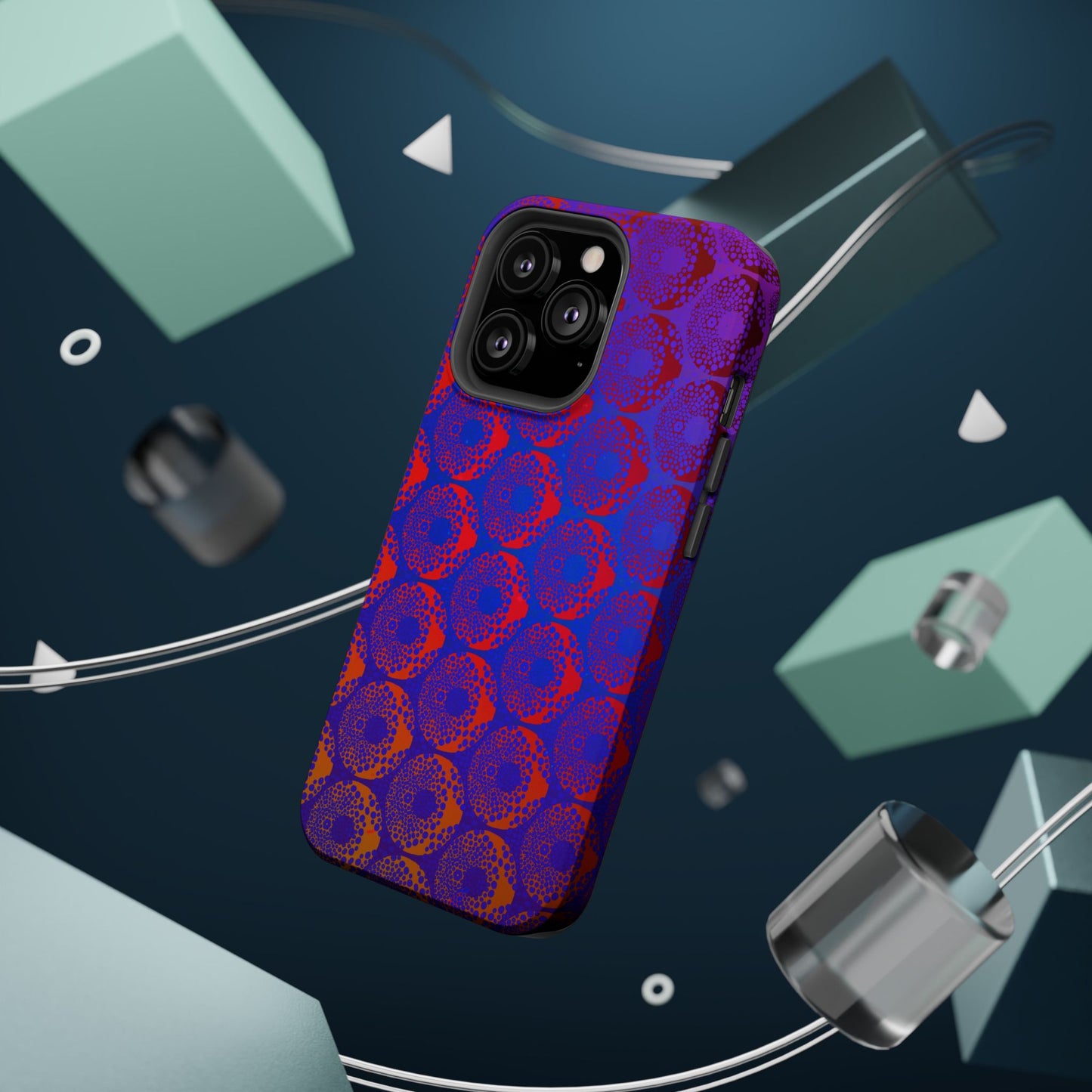 Magnetic iPhone Case - Purple Psychedelic Donut