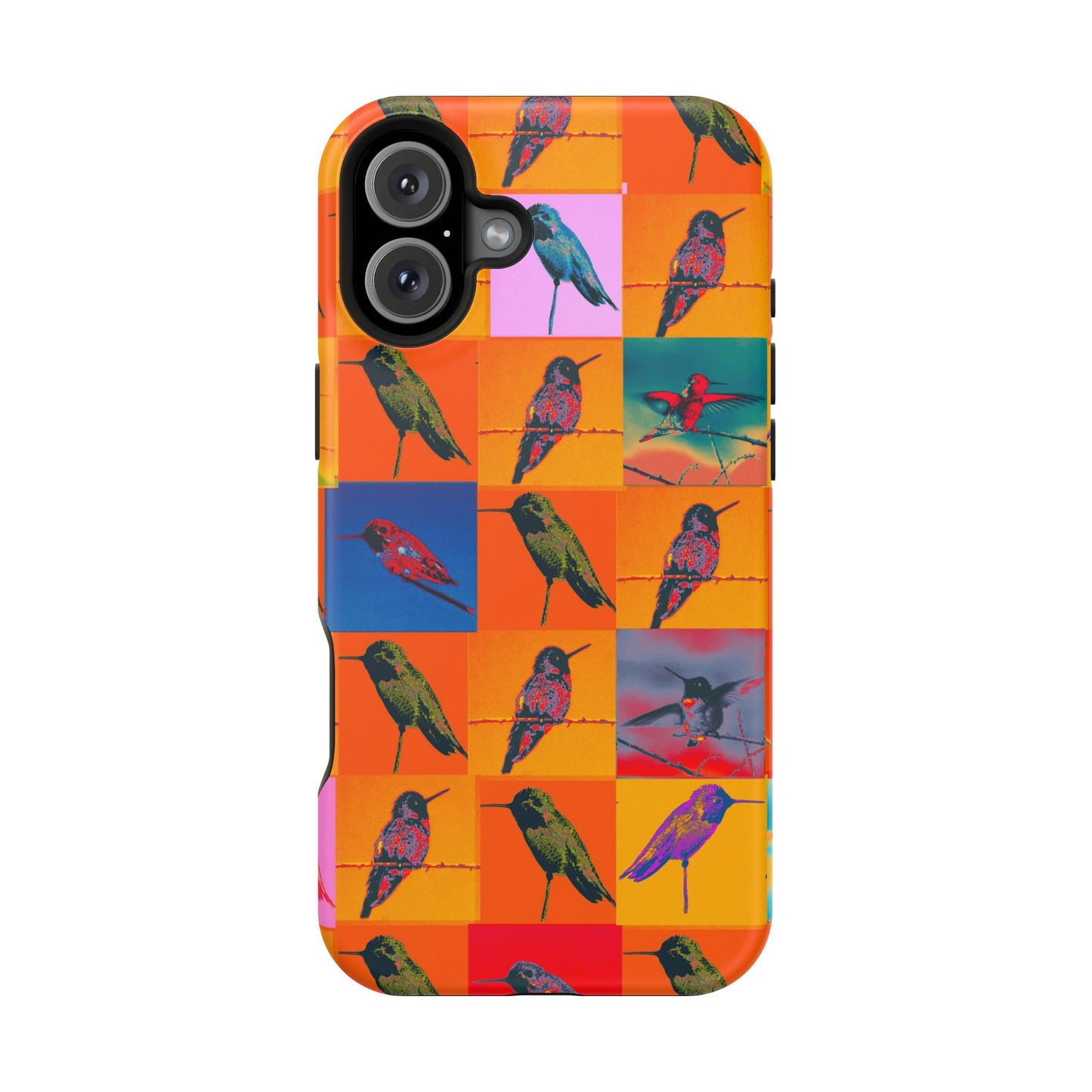 Magnetic iPhone Case - Hummingbird Collage