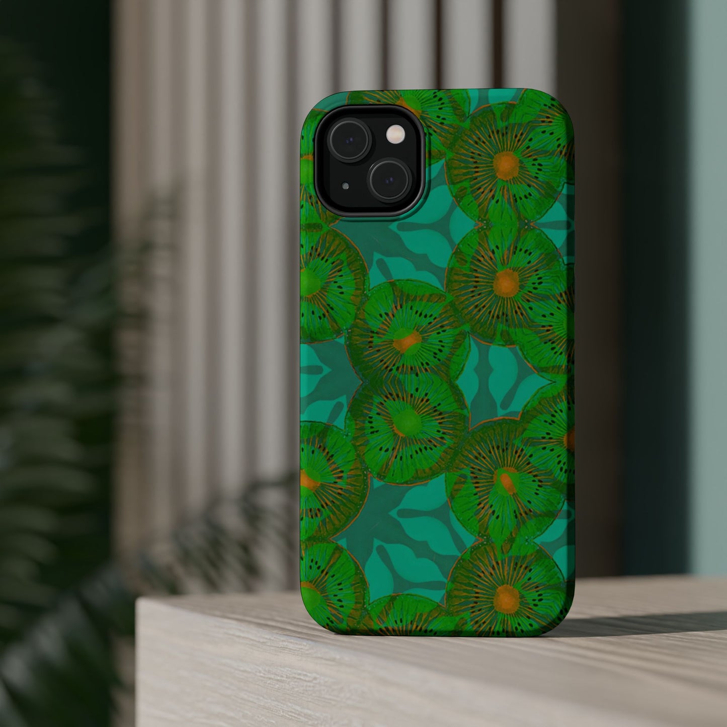 Magnetic iPhone Case - Kiwi Garden
