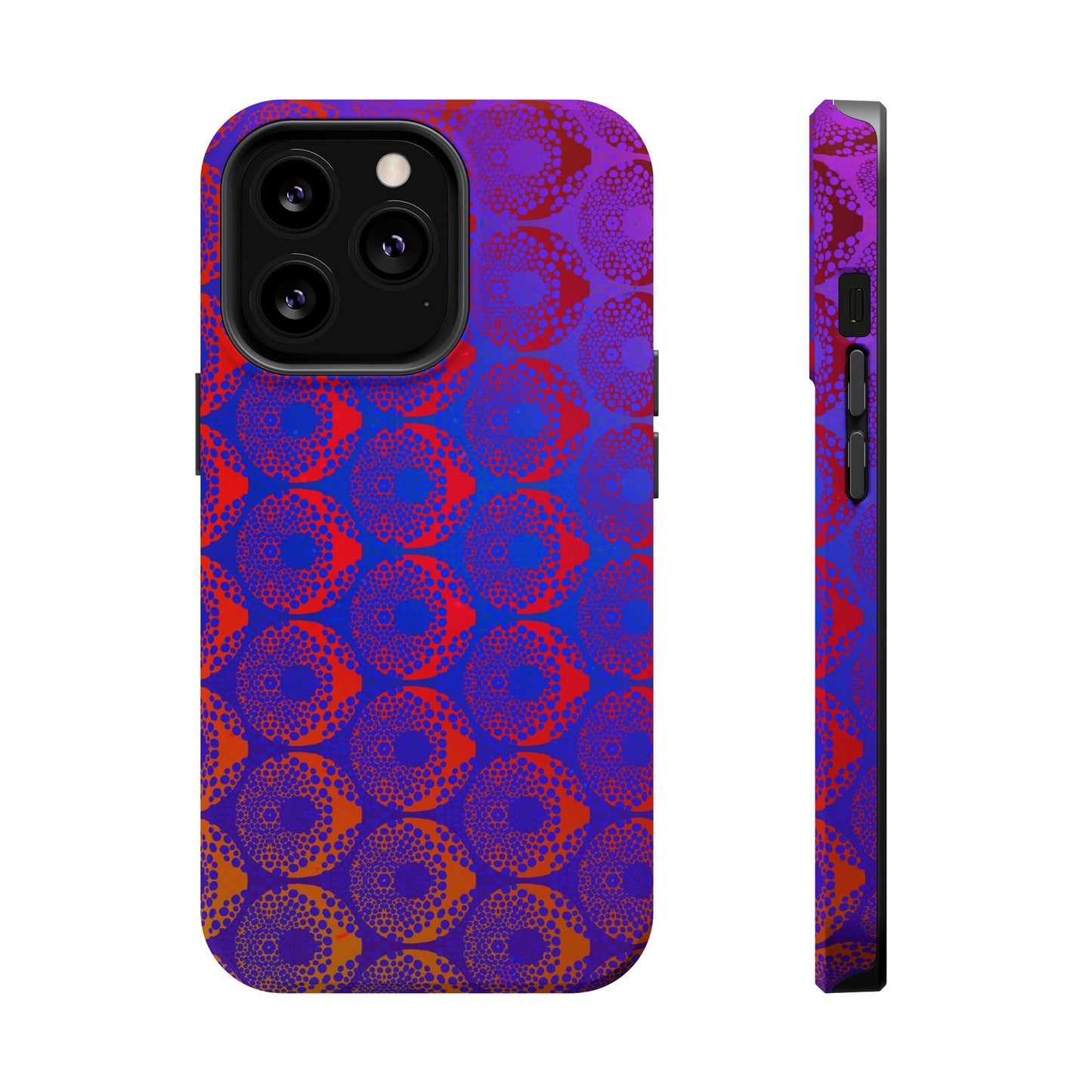 Magnetic iPhone Case - Purple Psychedelic Donut