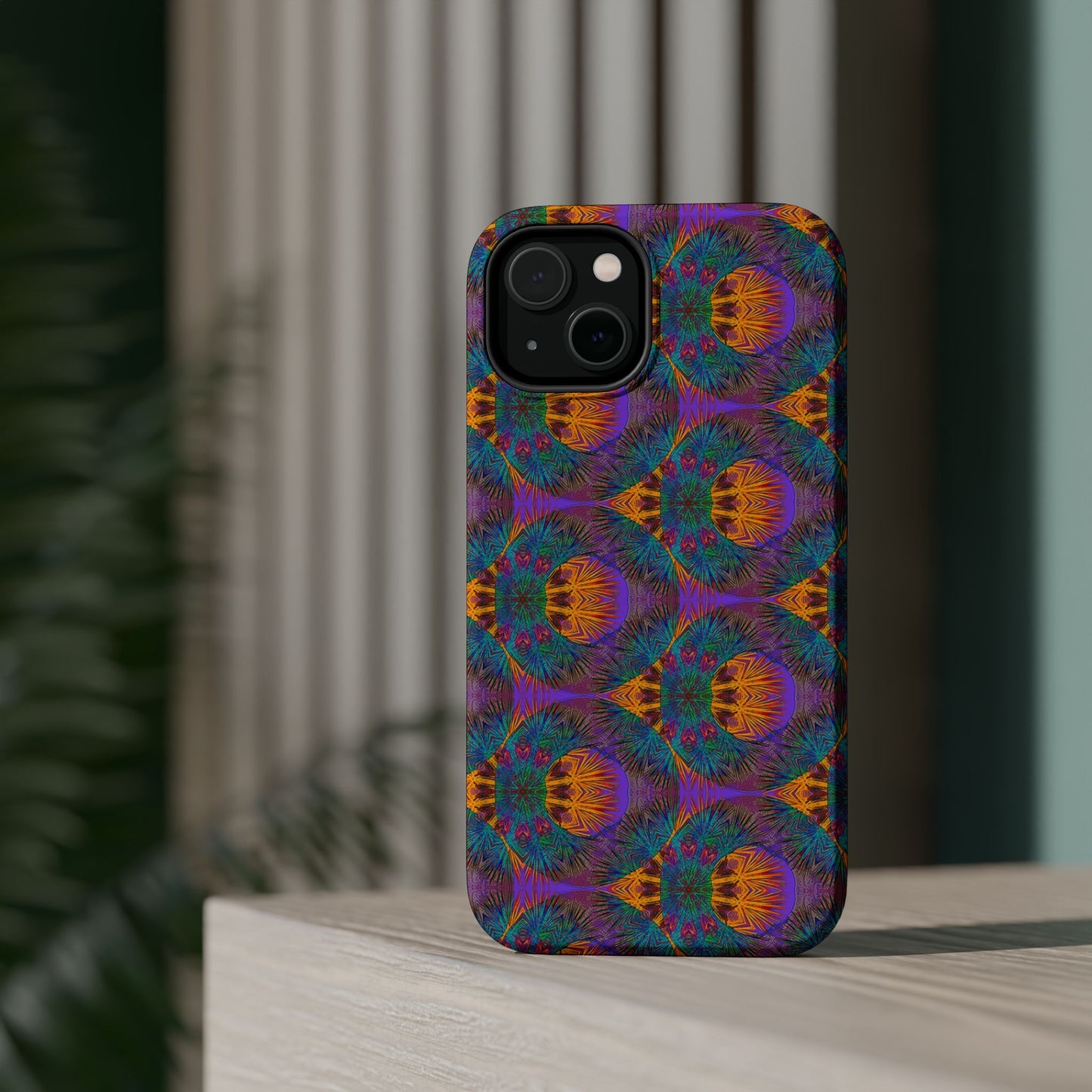 Magnetic iPhone Case - Fuzzy Donut Flower