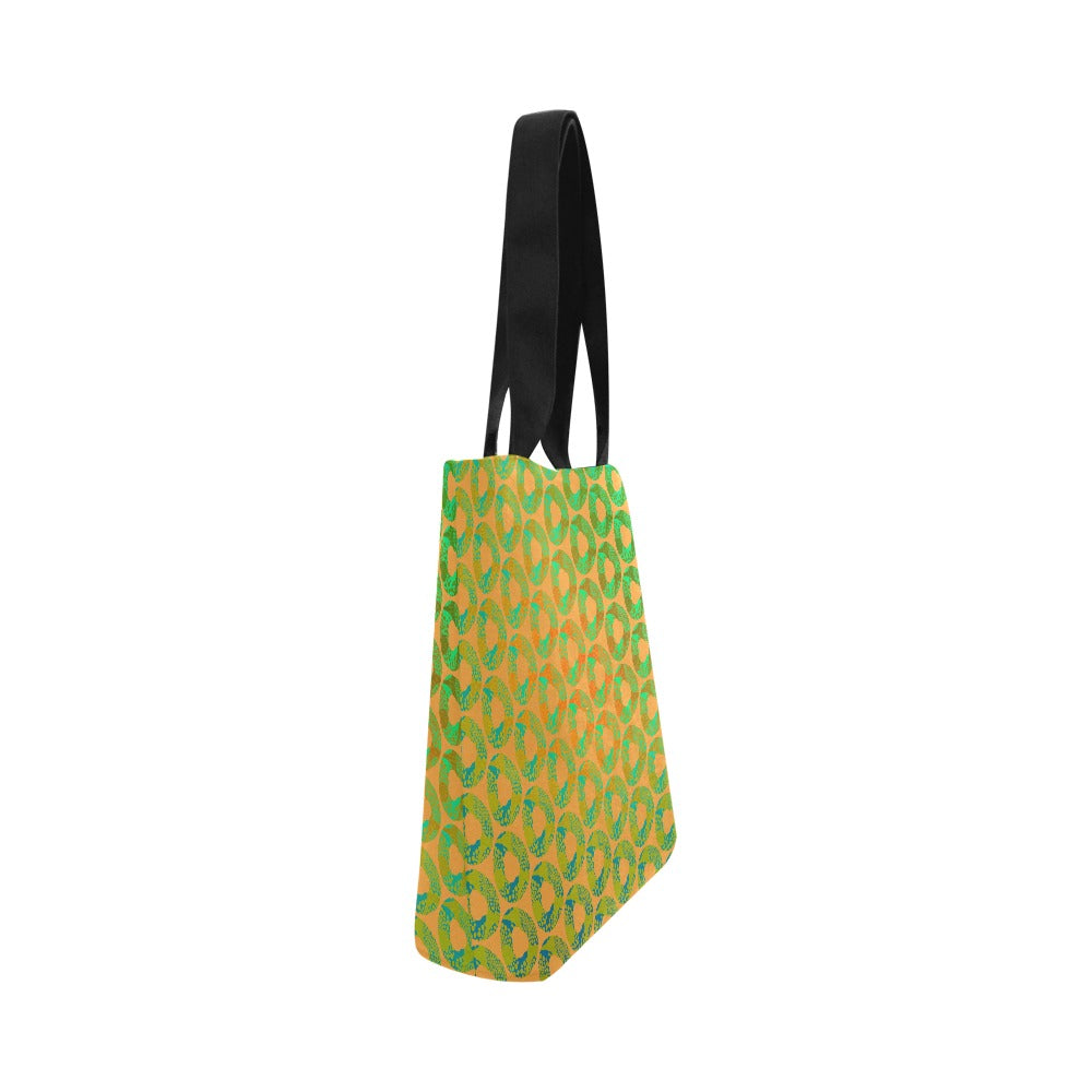 Premium All Print Canvas Tote Bag - Squeezed Donuts