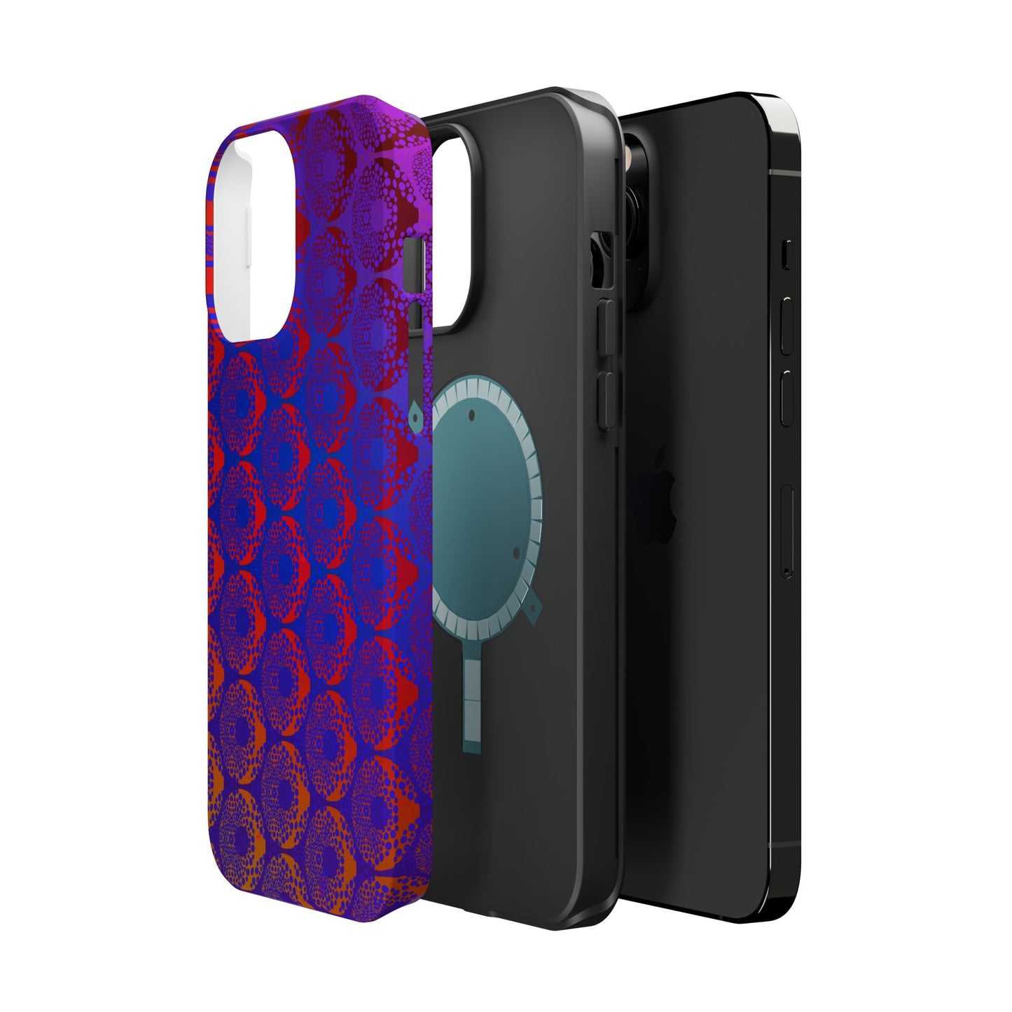 Magnetic iPhone Case - Purple Psychedelic Donut