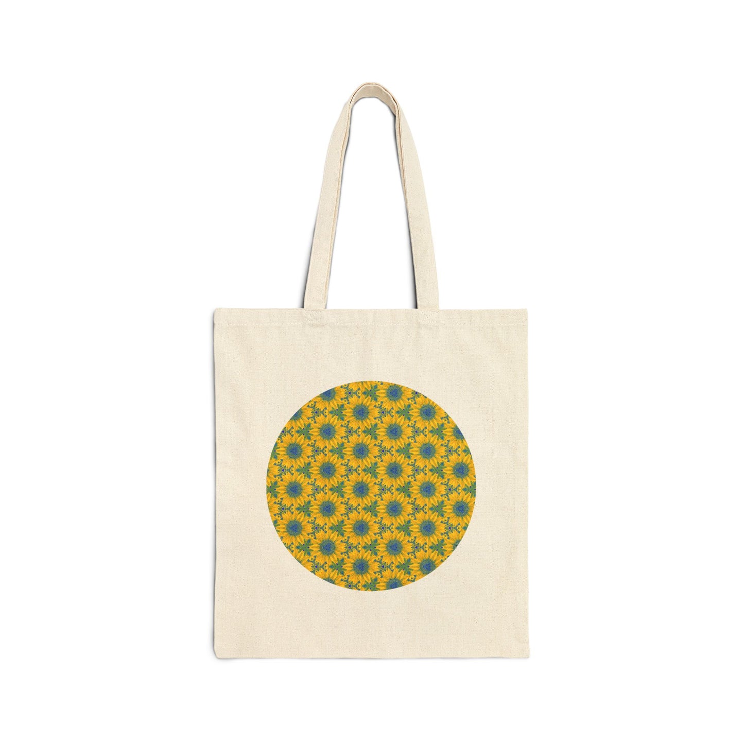 Cotton Canvas Tote Bag - Vermont Sunflowers