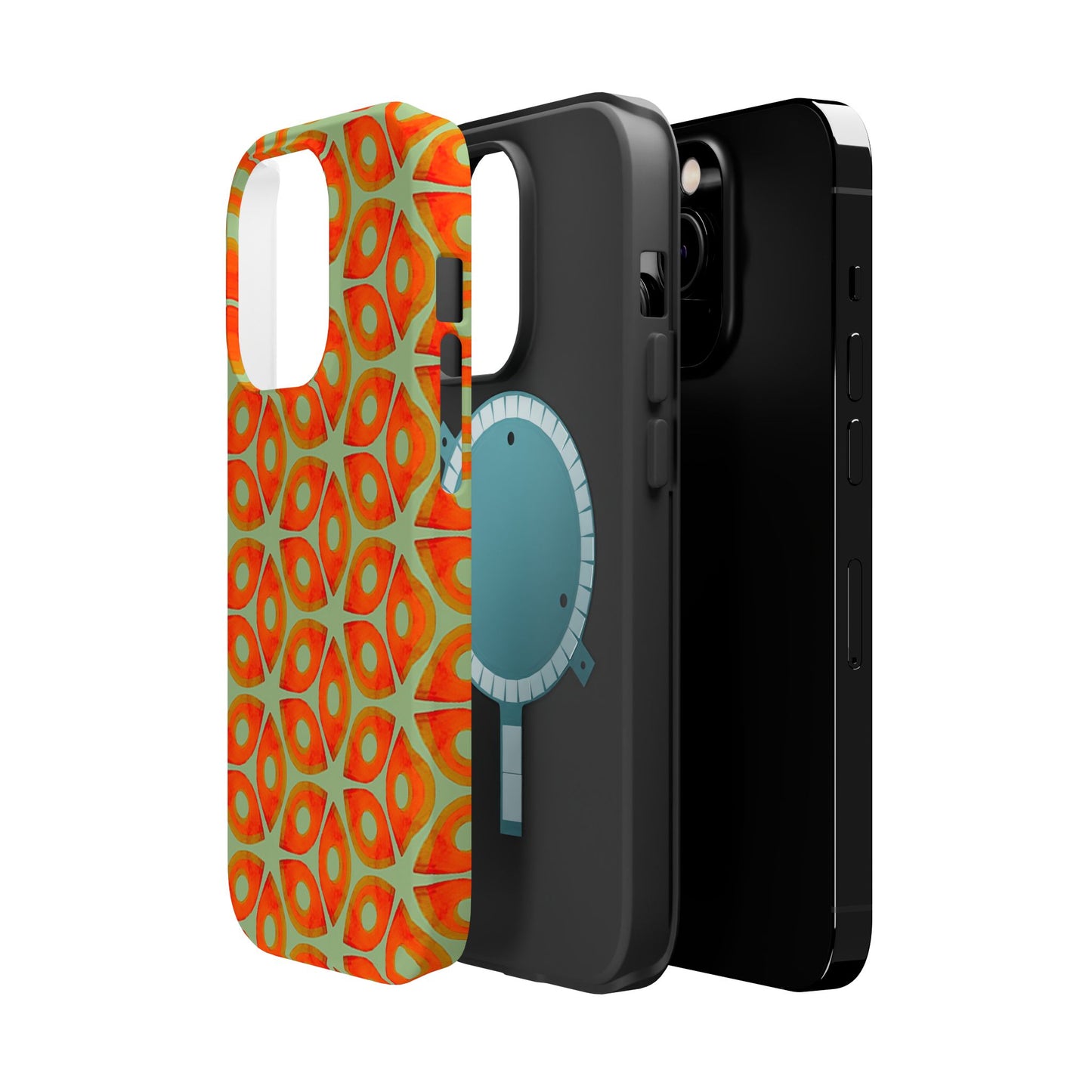 Magnetic iPhone Case - Batik Eyes