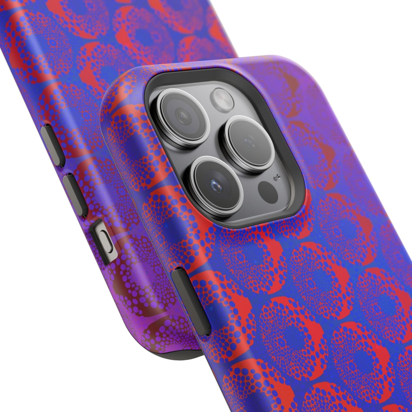 Magnetic iPhone Case - Purple Psychedelic Donut