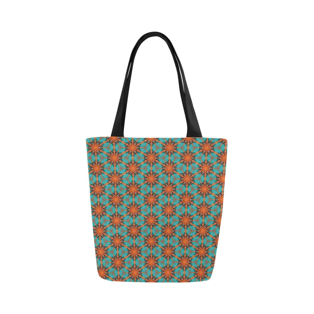 Premium All Print Canvas Tote Bag - Red Hummingbird Circle