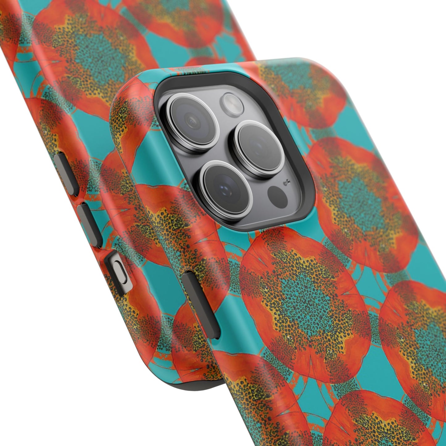 Magnetic iPhone Case - Papaya Water Color