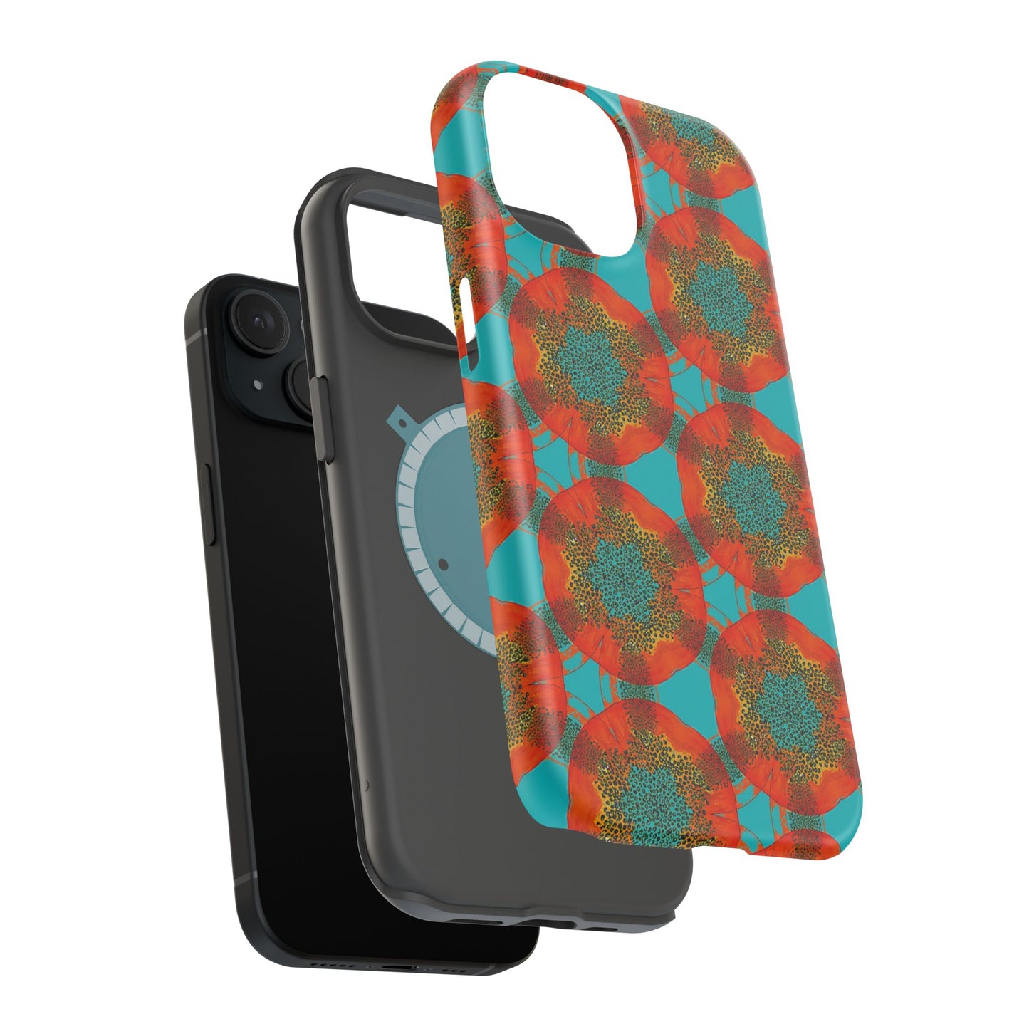 Magnetic iPhone Case - Papaya Water Color
