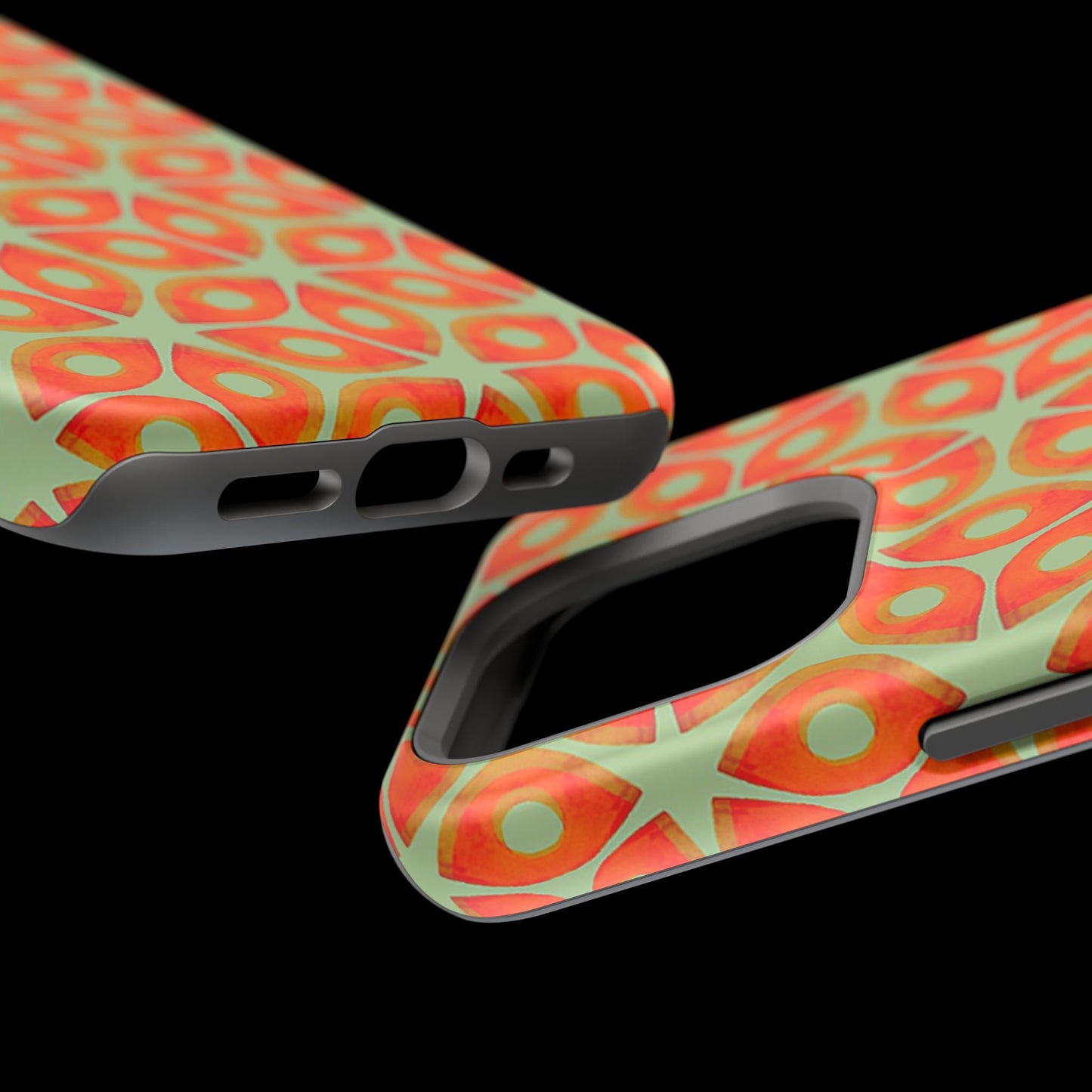 Magnetic iPhone Case - Batik Eyes