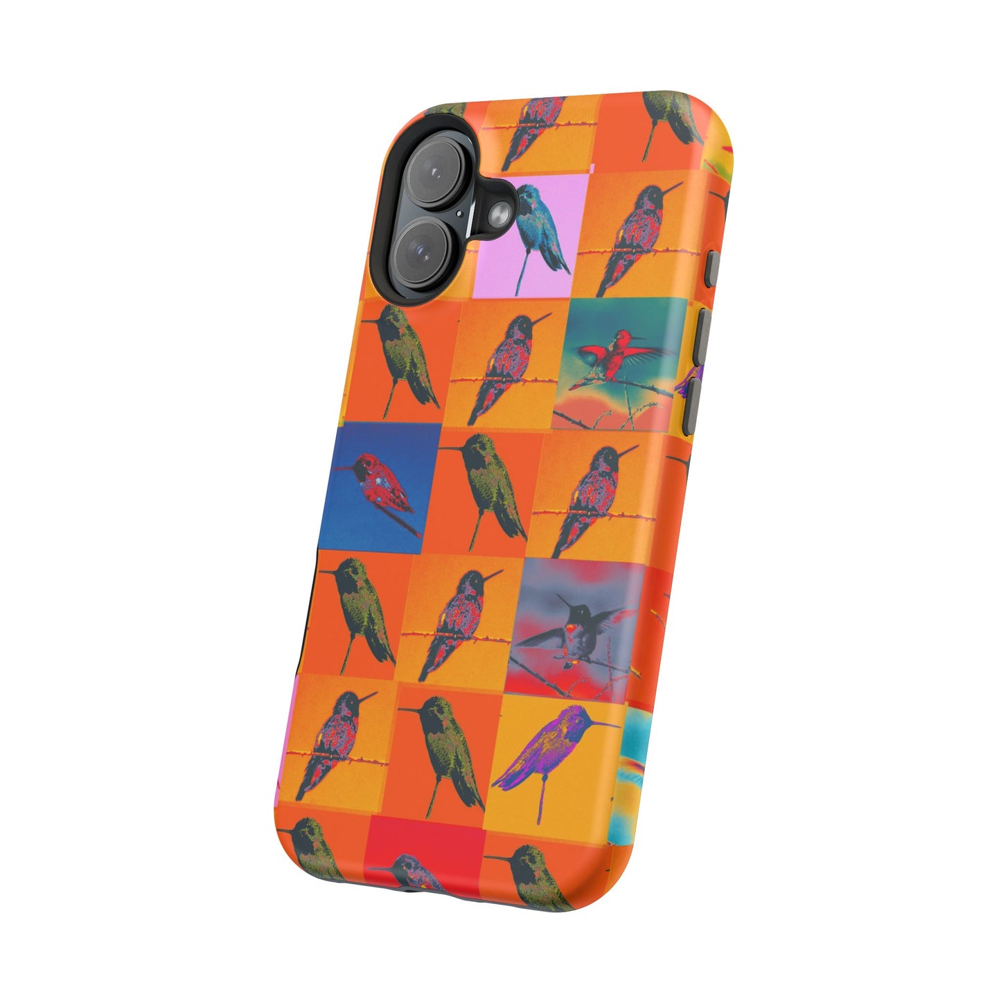 Magnetic iPhone Case - Hummingbird Collage