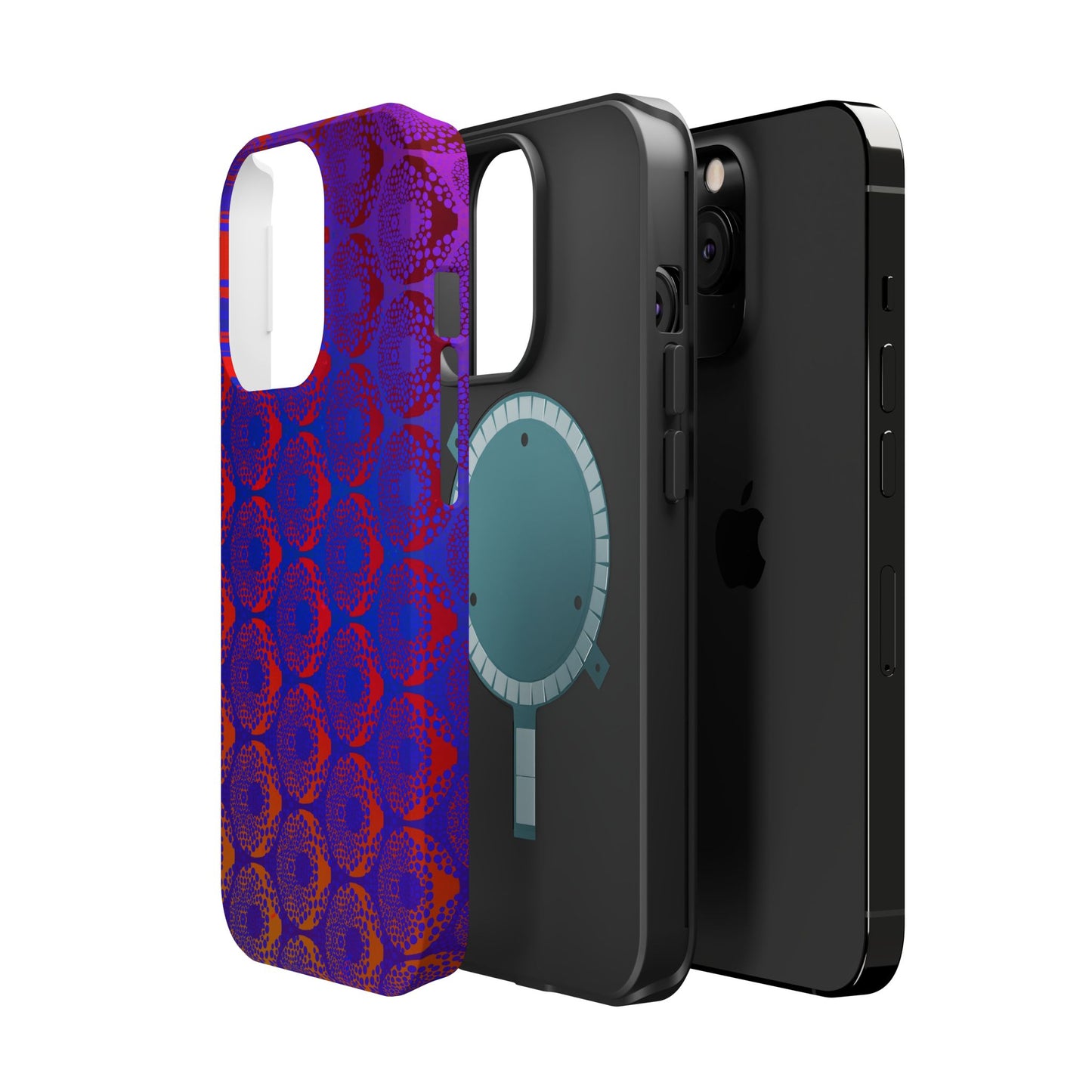 Magnetic iPhone Case - Purple Psychedelic Donut