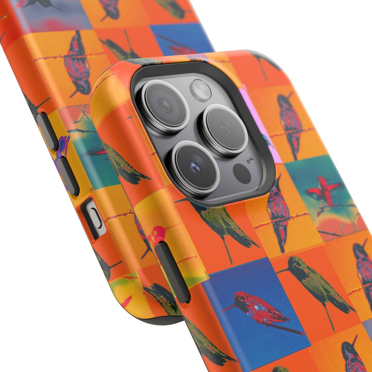Magnetic iPhone Case - Hummingbird Collage