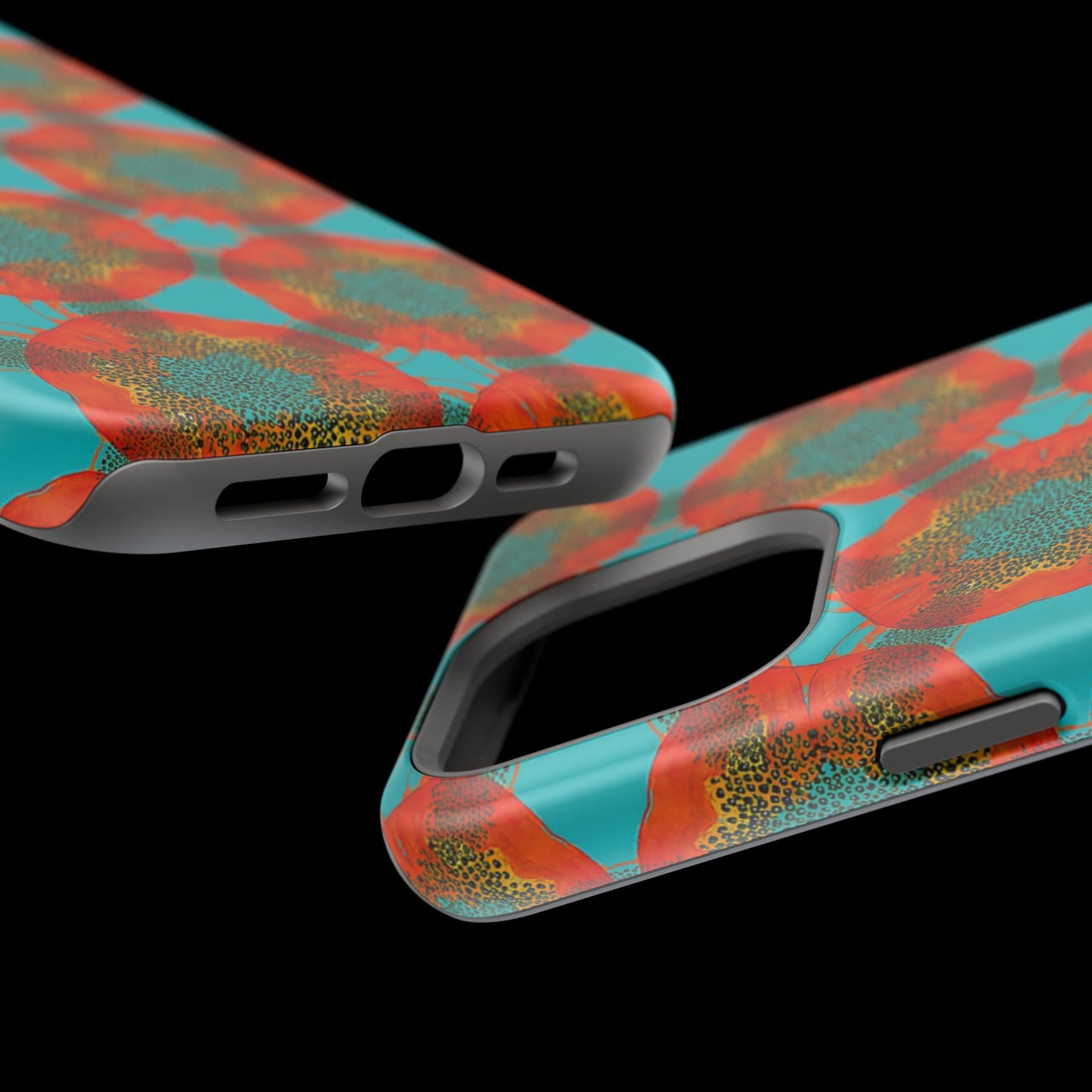 Magnetic iPhone Case - Papaya Water Color