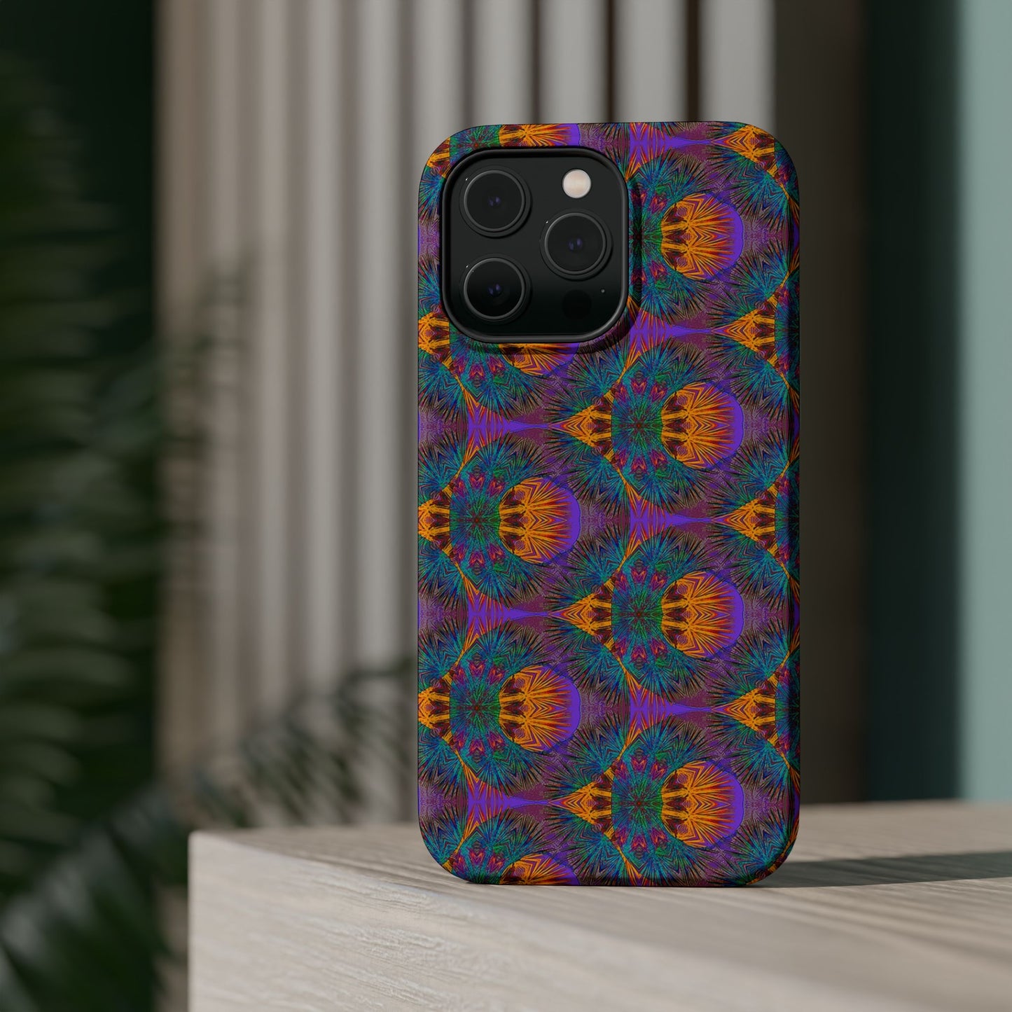 Magnetic iPhone Case - Fuzzy Donut Flower