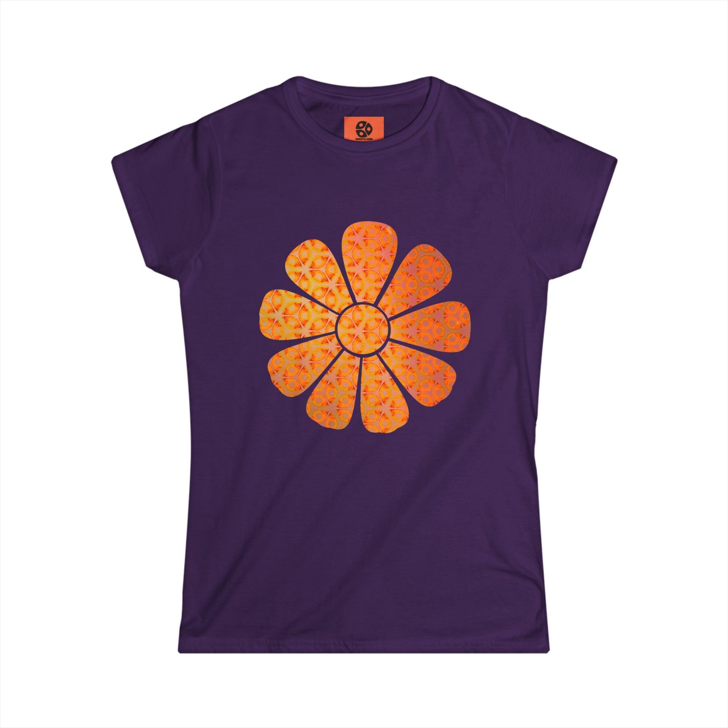 Women's Softstyle Tee - Batik Flower