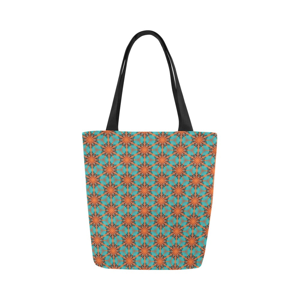 Premium All Print Canvas Tote Bag - Red Hummingbird Circle
