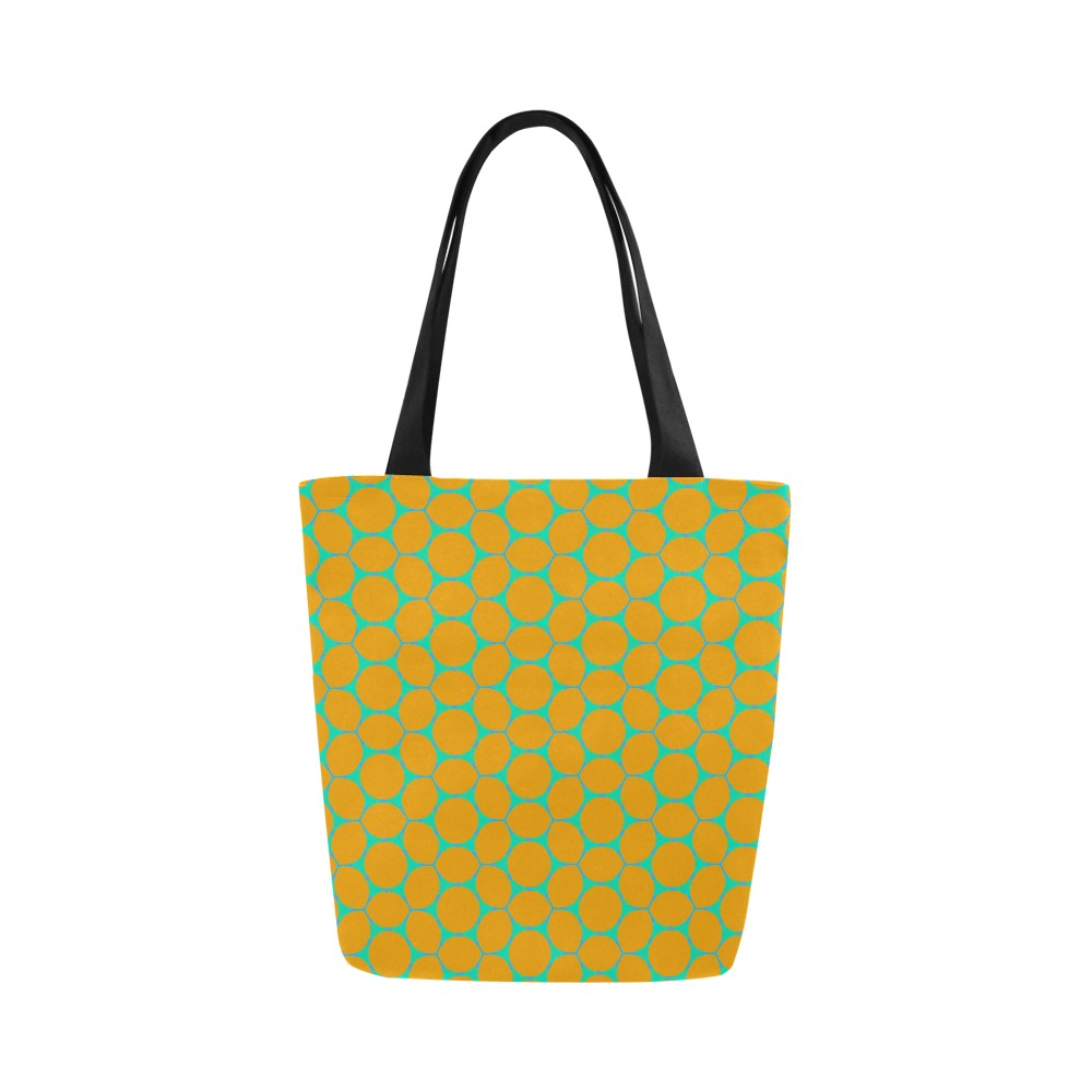 Premium All Print Canvas Tote Bag - Lemon Bubbles