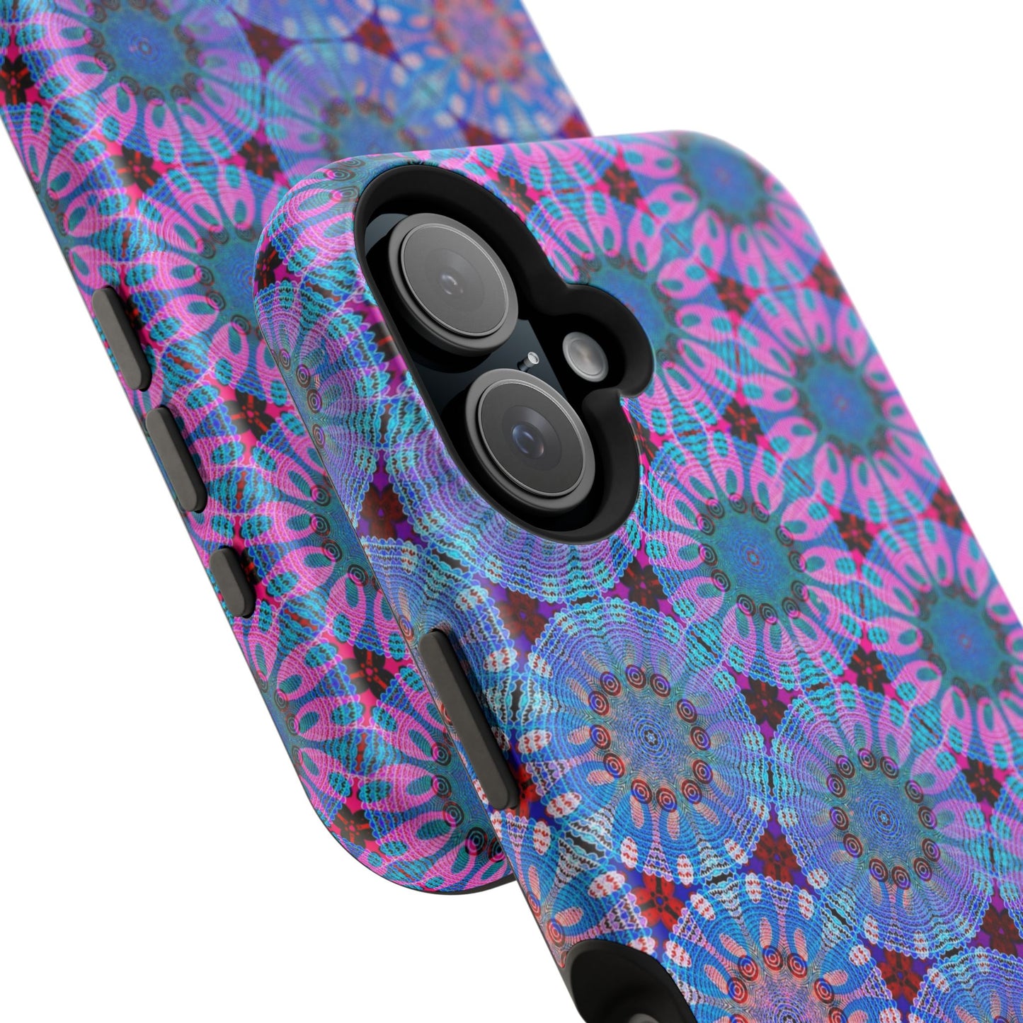 Magnetic iPhone Case - Psychedelic Purple Tapa