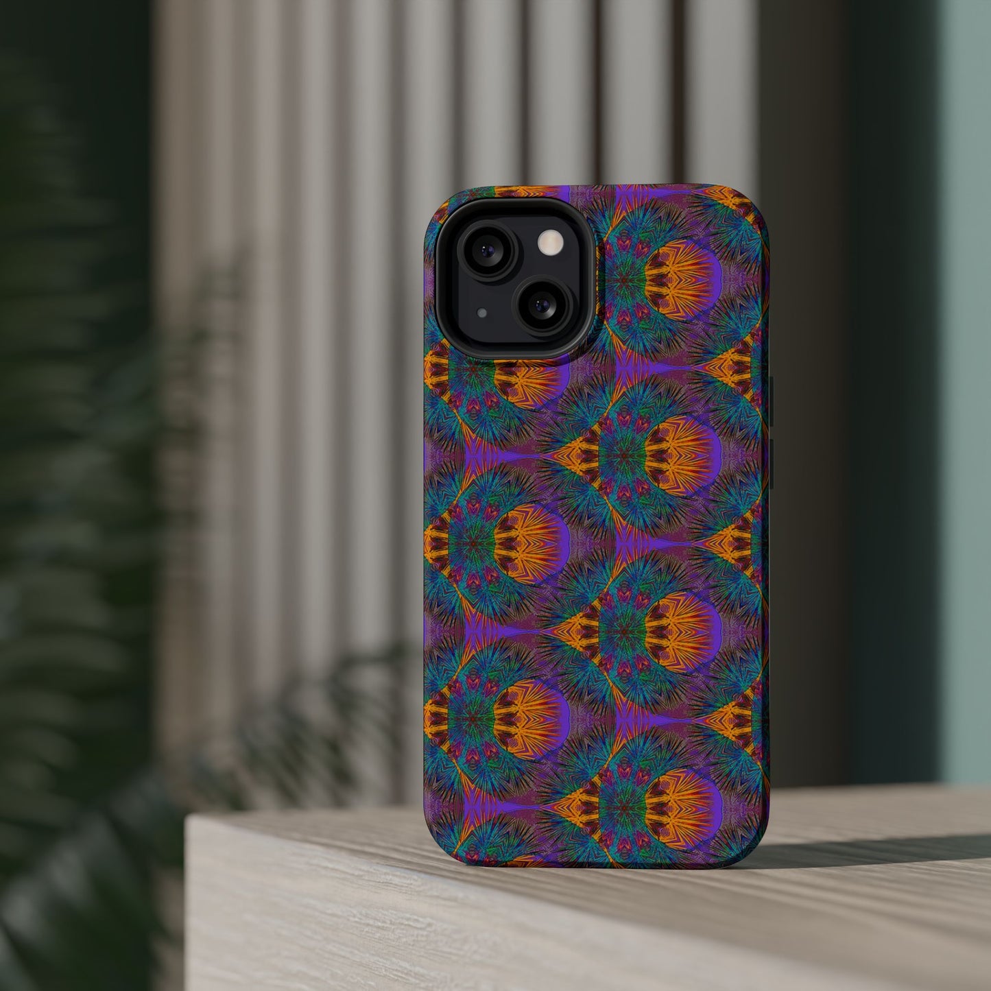 Magnetic iPhone Case - Fuzzy Donut Flower